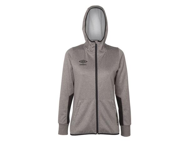 UMBRO Core Tech Hood Zip W19 Mörkgrå 42 Luvtröja med  dragkedja dam 